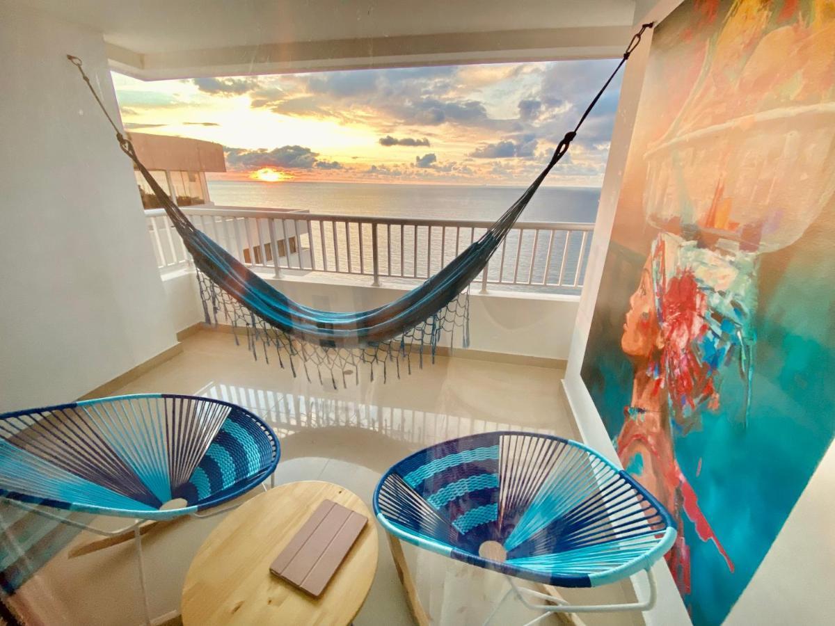 Palmetto Bocagrande Oceanfront Appartamento Cartagena Esterno foto