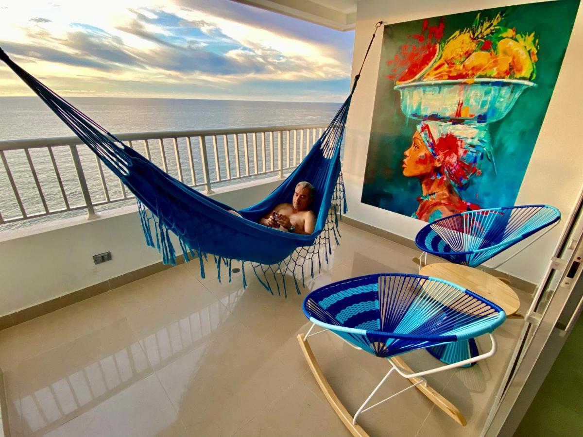 Palmetto Bocagrande Oceanfront Appartamento Cartagena Esterno foto